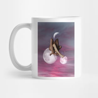 Moon-head woman Mug